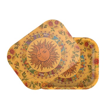 Sun and Zodiac Decorative Trays