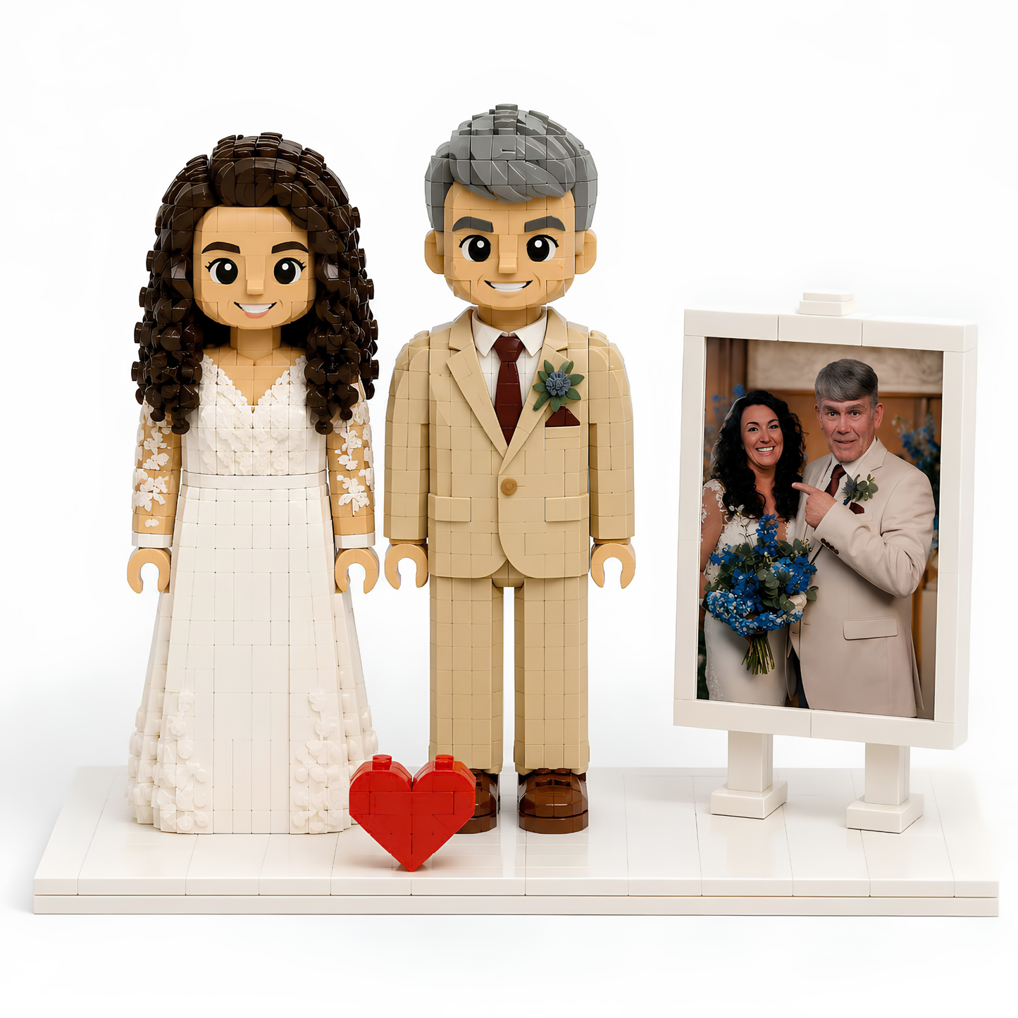 Custom Brick Figure from Photo – One Person