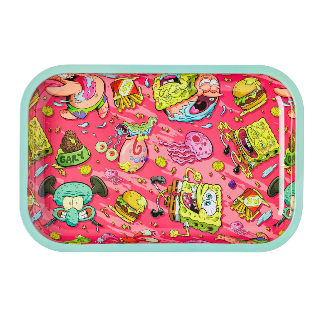 Silver Buffalo Spongebob Krusty Icon Decorative Trays