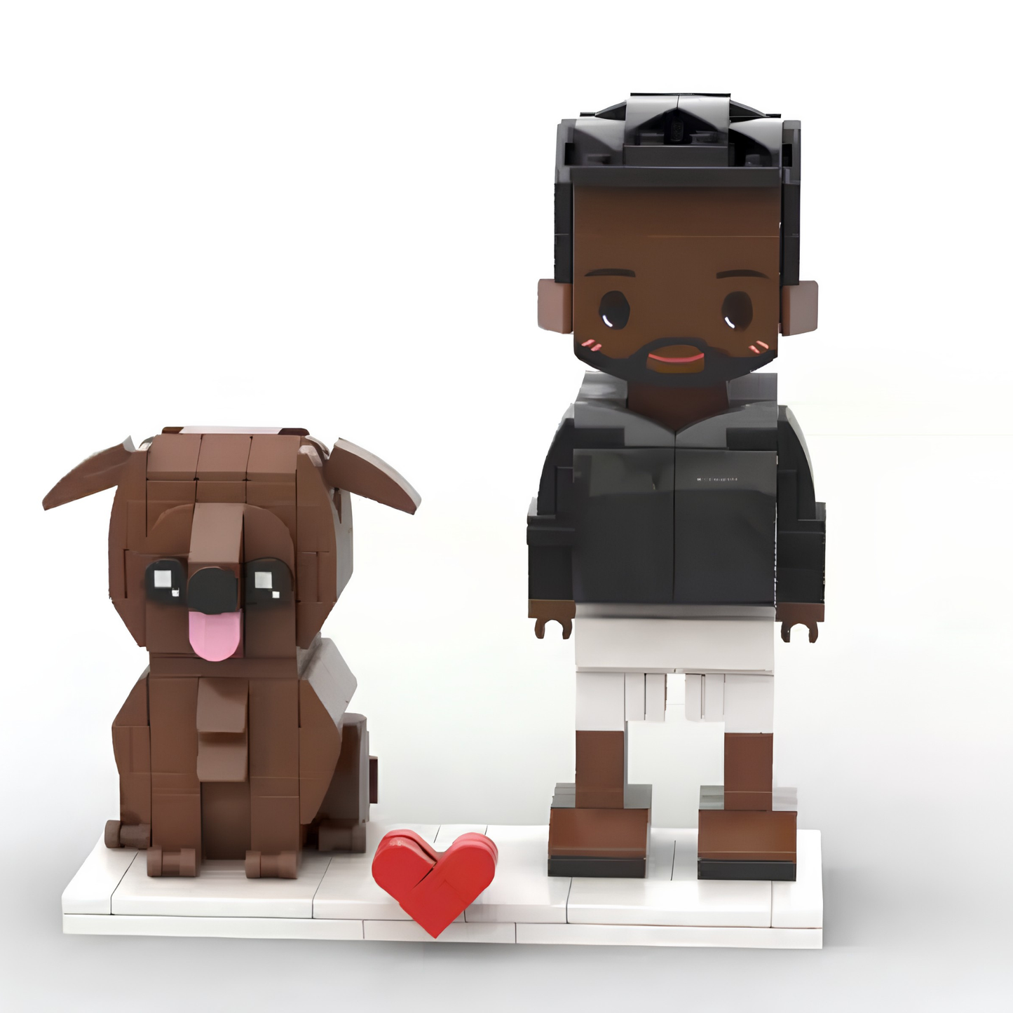 Custom Brick Figure from Photo – One Person