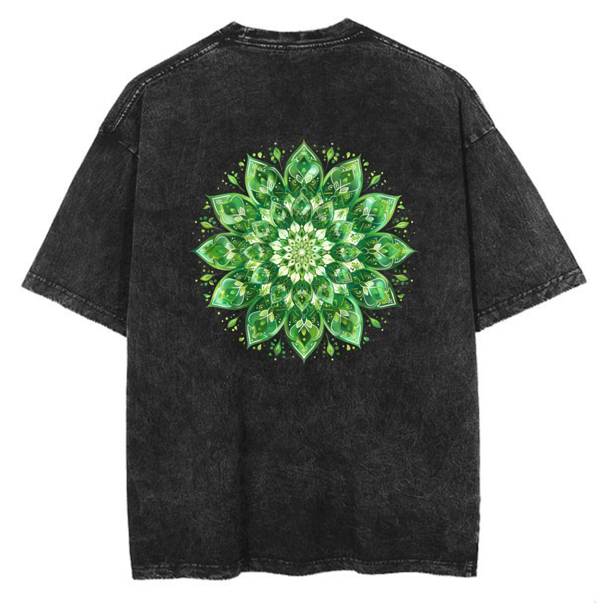 Green Mandala - Wash Tee