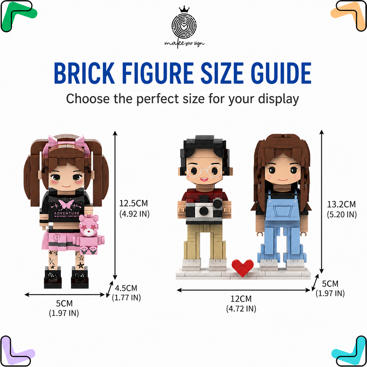 Custom Brick Figure from Photo – Boss & Pet