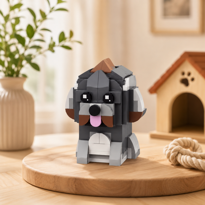 Custom Brick Figure from Photo – Boss & Pet
