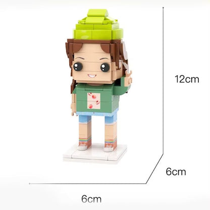 Custom Brick Figure from Photo – One Person