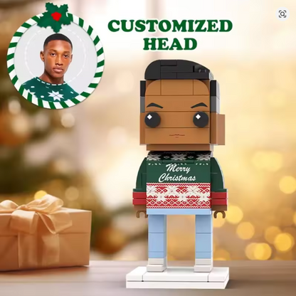 Custom Brick Figure from Photo – One Person