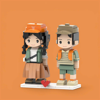 Custom Brick Figure from Photo – Couple